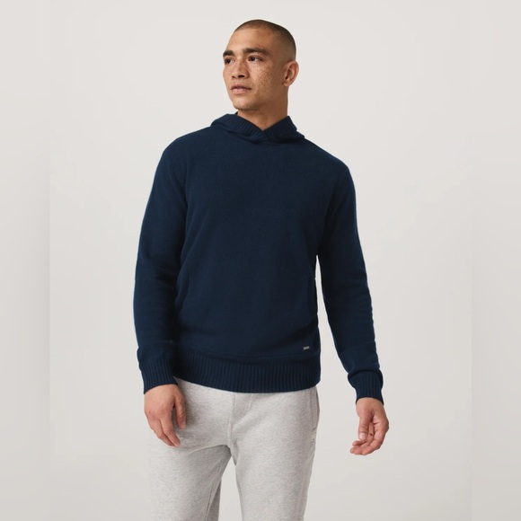 NEW Vuori Berik Cashmere Hoodie in Ink